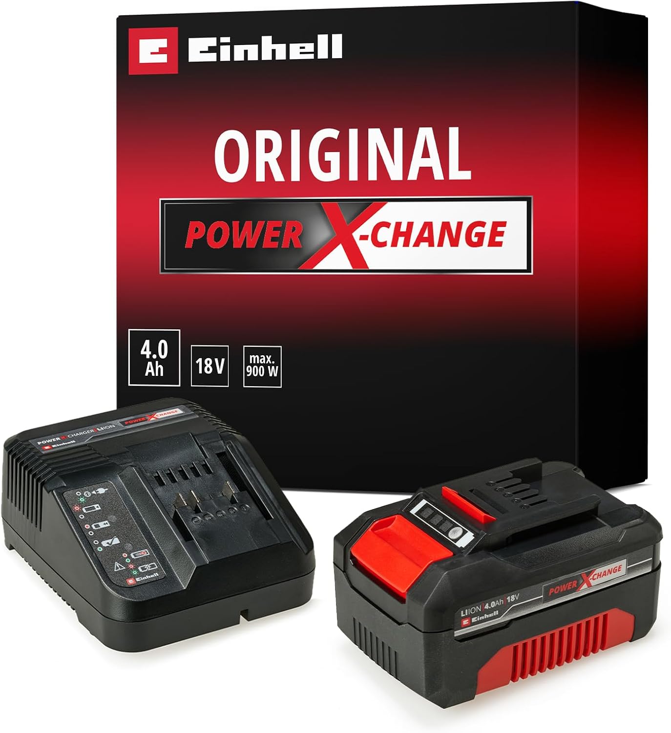 Starter Kit Power X-Change 18V / 4 Ah EINHELL Batterie + Chargeur