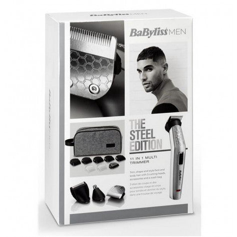 Tondeuse Rechargeable Multi-usages 11 en 1 - 7256PE - Gris Argent BABYLISS