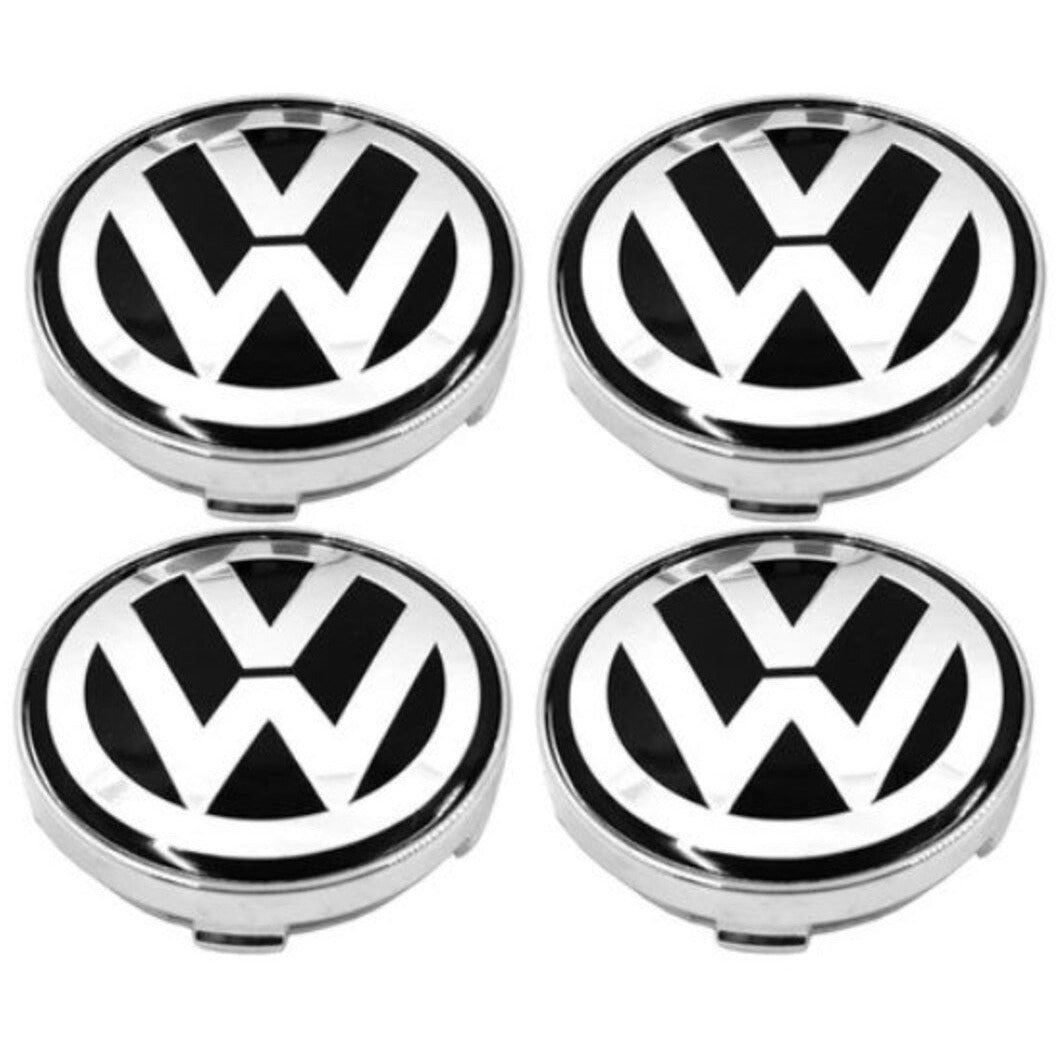 4 Caches Moyeux Vw Volkswagen - Centres De Roues - 70mm -Touareg