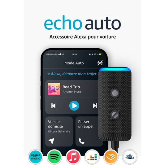 Amazon Echo Auto Bluetooth + Wi-Fi Voice Assistant 