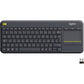 Clavier sans fil Logitech K400 Plus Noir