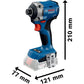 Perceuse-visseuse à choc sans fil brushless Bosch GDR 18V-215 18V