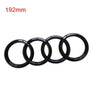Emblème Logo Arrière Coffre Adhésif Noir pour Audi 192mm