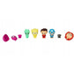 6 Mini Figurines Gomme Super Héros Marvel 3D Puzzle Erasers