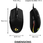 Souris Gaming filaire Logitech G203 LIGHTSYNC