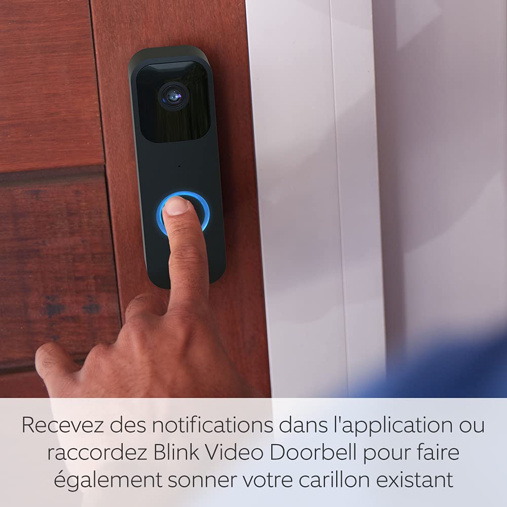 Visiophone Blink Video Doorbell Noir