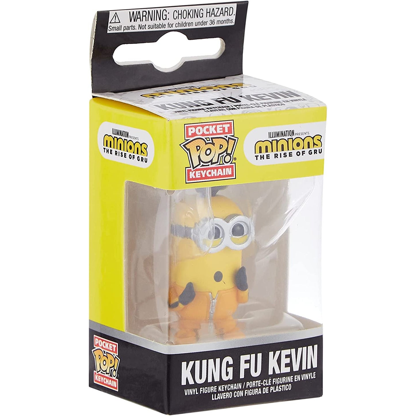 Minions 2 - Porte-clés Pocket Pop! Keychain - Kung Fu Kevin 4 cm