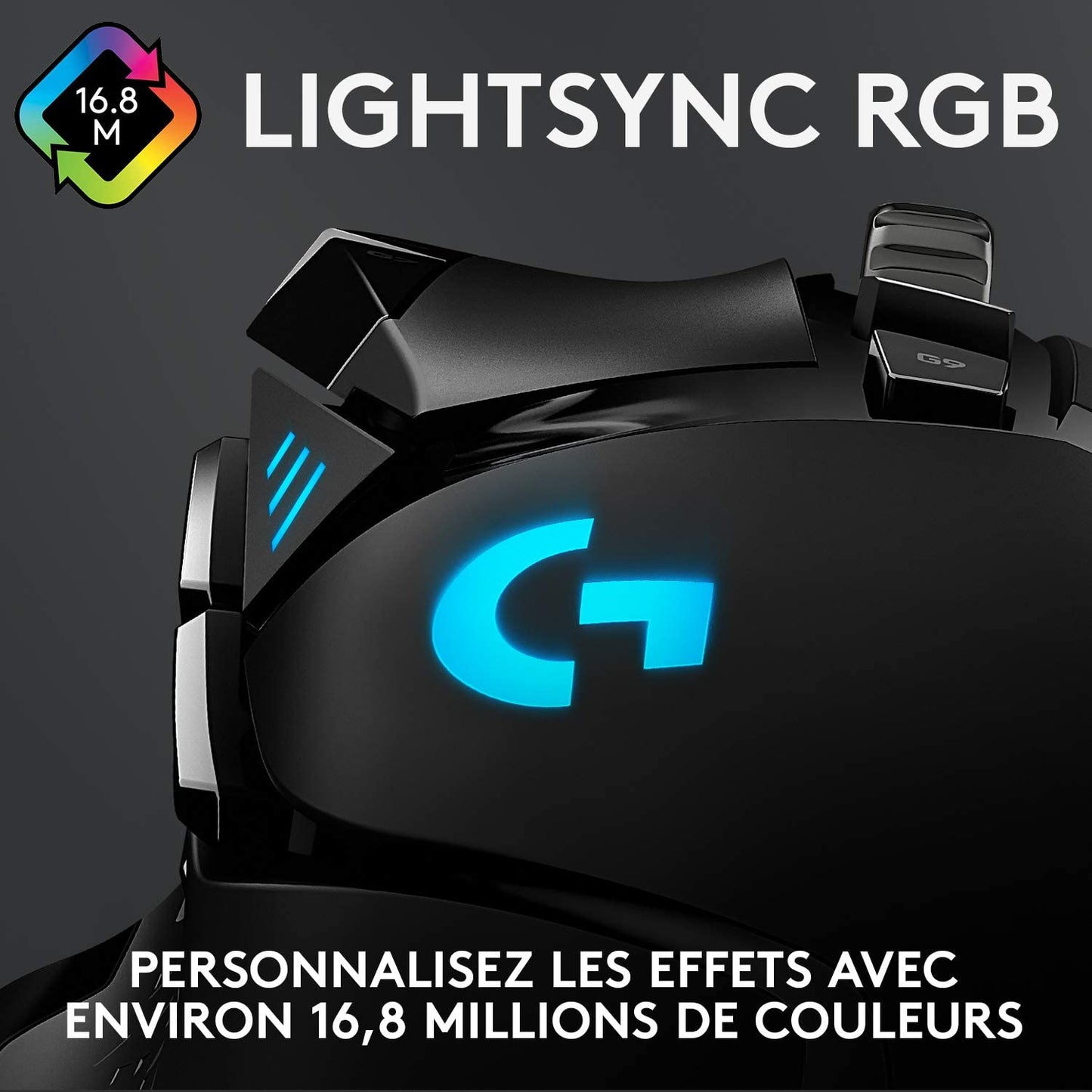 Souris Gaming filaire Logitech G502 Hero Noir