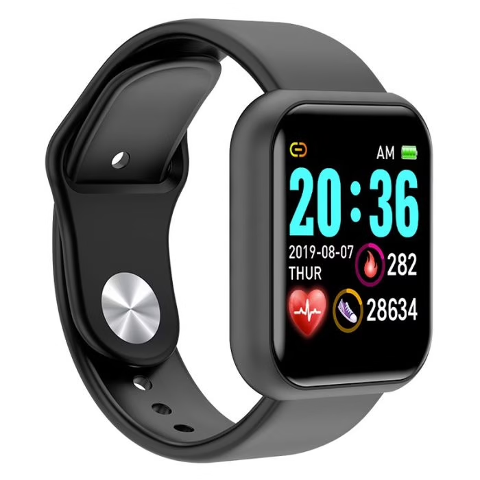 Bracelet montre connecté noir - Wee'Plug SMARTFIT S