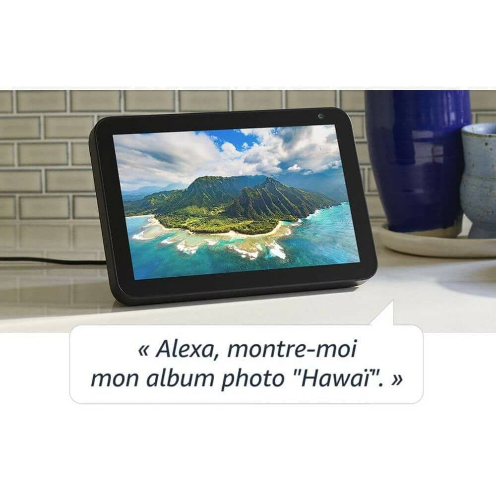 Amazon Echo Show 8 2e generation Blanc Assistant vocal