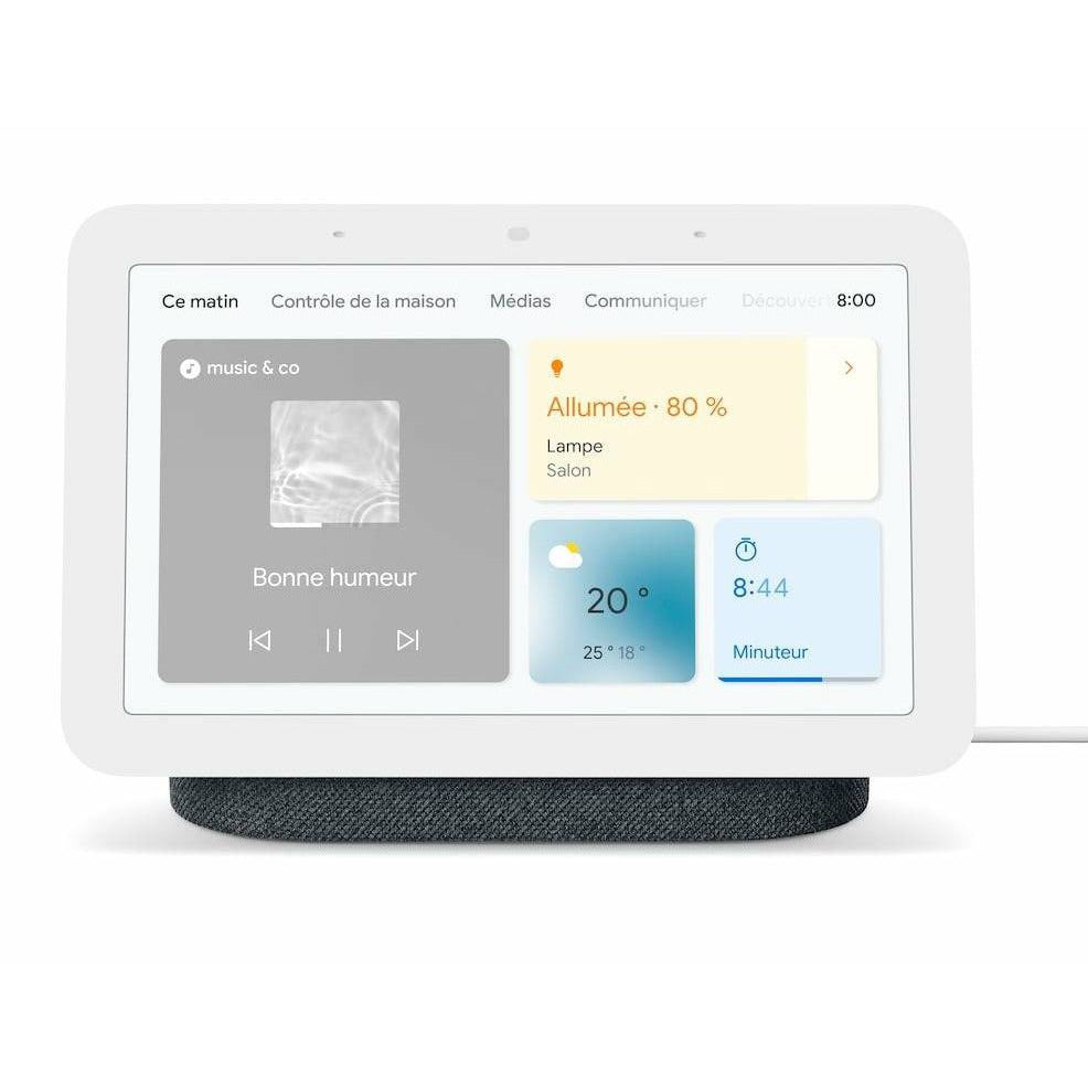 Assistant vocal Google Nest Hub 2 Charbon Enceinte Intelligente