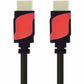 Câble HDMI 1.4/10.2Gbps 1,5M noir et rouge