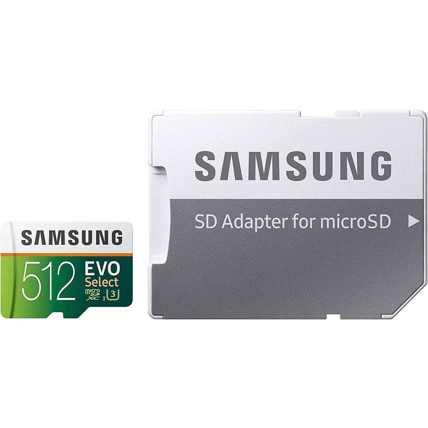 Carte micro SDXC 512 GB Samsung EVO Select + Adaptateur