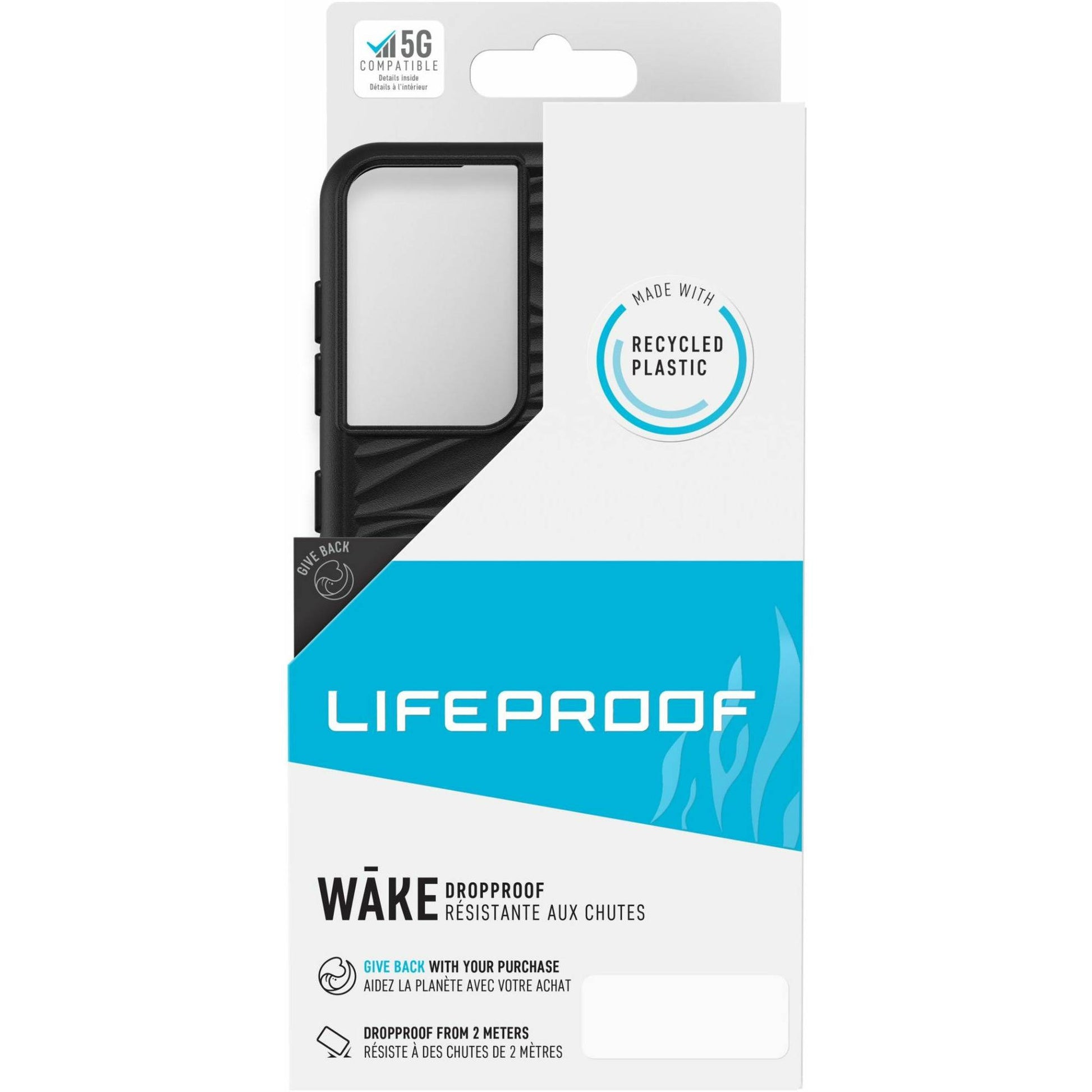 Coque Lifeproof Samsung S21+ Wake Noir ou Bleu/Vert