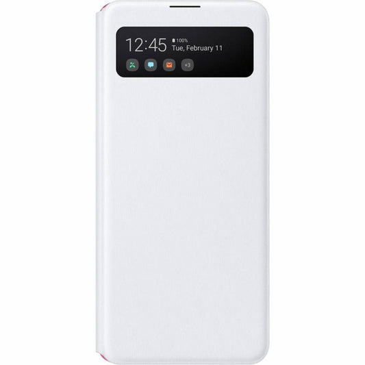 Coque Samsung A41 S View Wallet Cover Blanc