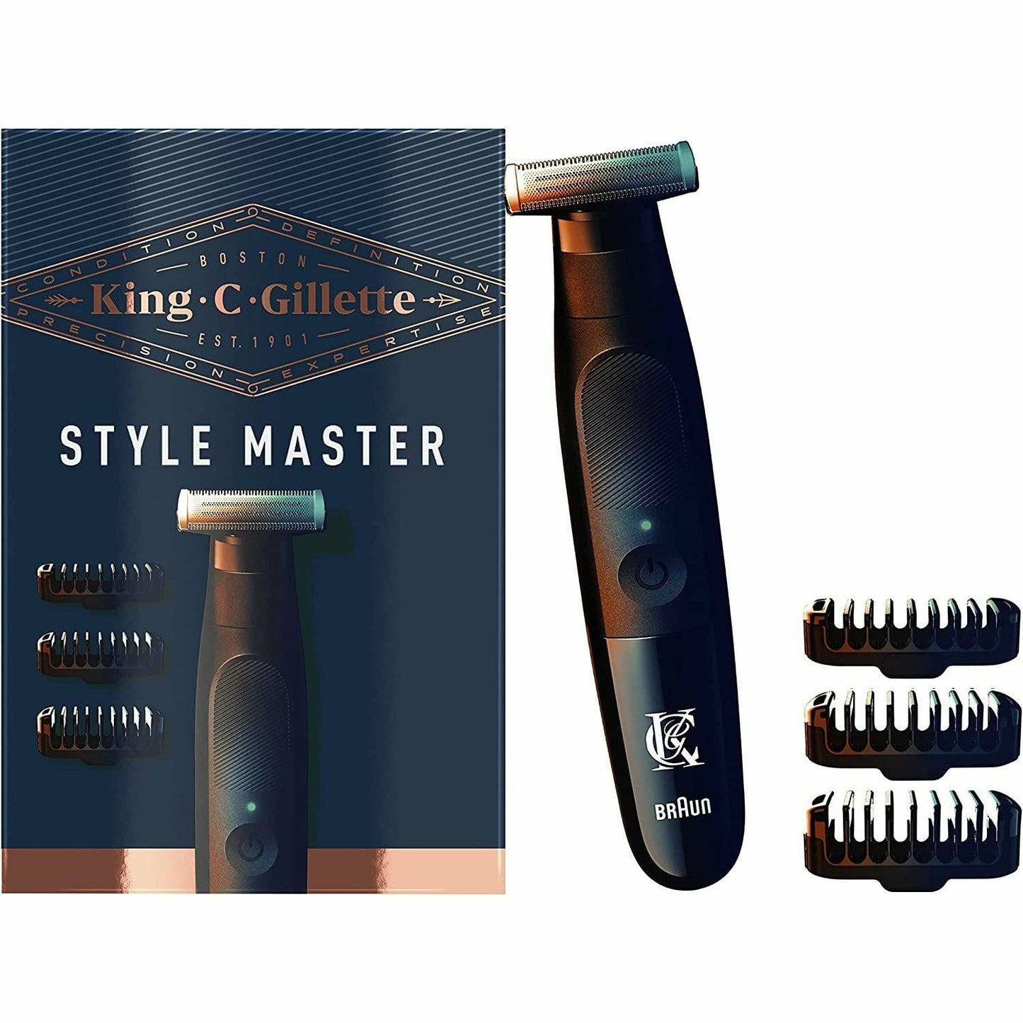 King C Gillette Style Master Tondeuse Sans Fil Barbe