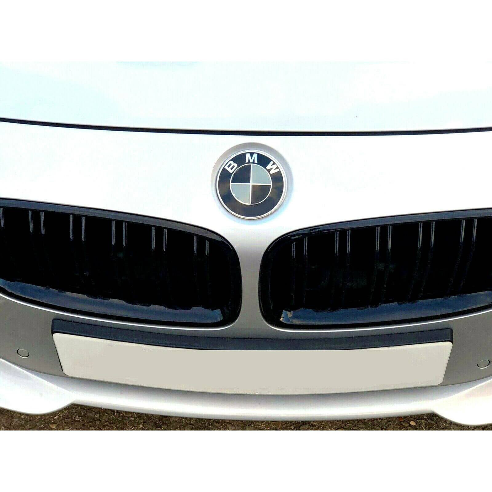 Logo BMW 74 mm Capot Coffre Emblème Noir