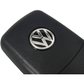 Logo stickers Autocollant VW Clé noir Volkswagen 14 mm Emblème Voiture clef